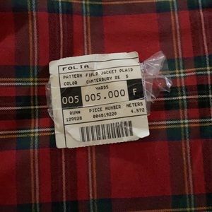 Ralph Lauren plaid fabric